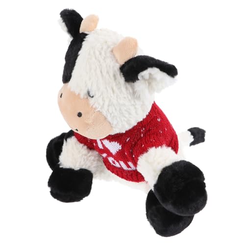 KOMBIUDA Kuhpuppe Kinderpuppe Kuh gefüllte Figuren Kuscheltiere für Mädchen Kuscheltiere süßer Plüsch Kuh Figur Süßes Stofftier lustiges Plüschtier Plüschmaterial Black KOMBIUDA Kuhpuppe Kinderpuppe Kuh gefüllte Figuren Kuscheltiere für Mädchen Kuscheltiere süßer Plüsch Kuh Figur Süßes Stofftier lustiges Plüschtier Plüschmaterial Black von KOMBIUDA