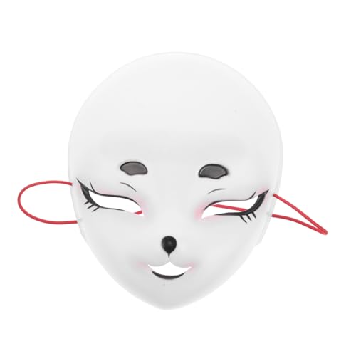 KOMBIUDA Kunststoffmaske zum Bemalen Leichte DIY Kostümmaske mit Niedlichem Design Sichere Party masquerade für Halloween Rollenspiele und Festivaleinsatz Farbenfrohe Tiermaskenoptik KOMBIUDA Kunststoffmaske zum Bemalen Leichte DIY Kostümmaske mit Niedlichem Design Sichere Party masquerade für Halloween Rollenspiele und Festivaleinsatz Farbenfrohe Tiermaskenoptik von KOMBIUDA