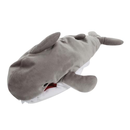 KOMBIUDA Kuscheltier Tier-Handpuppe Plush Soft Toy Storytime Handpuppe Handpuppen für Kleinkinder 1-3 Handpuppe für Handpuppen für PP Baumwolle Grey von KOMBIUDA