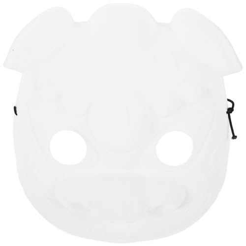 KOMBIUDA Leere PVC Tiermaske für Diy Unbemalte Schweinmasken für Kostümparty Karneval und Maskerade für Kreative Gestaltung und Kunstprojekte von KOMBIUDA