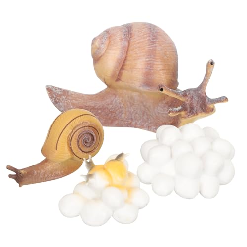 KOMBIUDA Lernspielzeug Tierfiguren Montessori Tierzyklus Modelle Schnecke Huhn Pädagogisches Förderspielzeug für Vorschule und Frühe Bildung Jungen Mädchen von KOMBIUDA