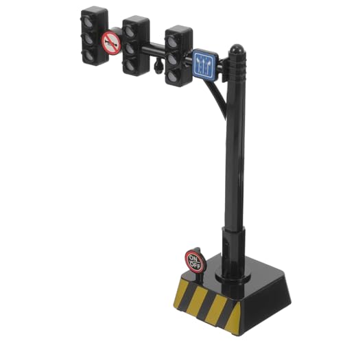 KOMBIUDA Lernspielzeug Verkehrsampel Modell mit Realistischen Farben Pädagogisches für Miniatur Ampel zur Verkehrssicherheit für Kreative Spiele und Dekoration von KOMBIUDA