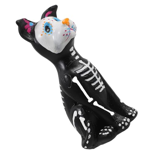 KOMBIUDA Lustige Harz Hundfigur Halloween Dekoration Funktion Stabil Dem Tisch Szene für Halloween Partys Fotorequisit von KOMBIUDA