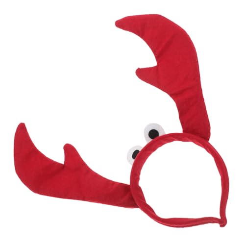 KOMBIUDA Lustiges Krabben-haarband mit Elastischem Band für Erwachsene und Halloween-cosplay mit Großen Augen und Realistischen Krabbenklauen für Schulaufführungen und Kostümpartys KOMBIUDA Lustiges Krabben-haarband mit Elastischem Band für Erwachsene und Halloween-cosplay mit Großen Augen und Realistischen Krabbenklauen für Schulaufführungen und Kostümpartys von KOMBIUDA