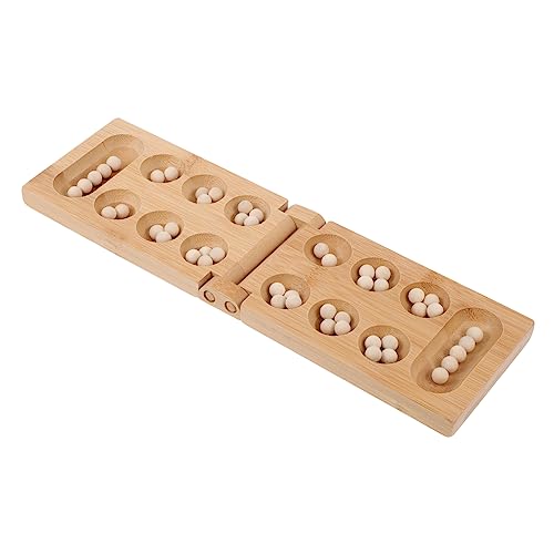 KOMBIUDA Mancala Intelligenzspiel aus Holz mit Klappbarem Brett und Bunten Spielsteinen Fördert Kreativität und Gedächtnis Faltbar für Einfache Aufbewahrung Geeignet für Familien KOMBIUDA Mancala Intelligenzspiel aus Holz mit Klappbarem Brett und Bunten Spielsteinen Fördert Kreativität und Gedächtnis Faltbar für Einfache Aufbewahrung Geeignet für Familien von KOMBIUDA