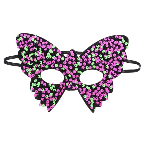 KOMBIUDA Masquerade Ball Maske Damen Halbgesichts Schmetterling Motiv Rosa Pailletten Party Kostüm Halloween Fasching Verstellbar Komfortabel für Karneval Cosplay Festlichkeiten KOMBIUDA Masquerade Ball Maske Damen Halbgesichts Schmetterling Motiv Rosa Pailletten Party Kostüm Halloween Fasching Verstellbar Komfortabel für Karneval Cosplay Festlichkeiten von KOMBIUDA