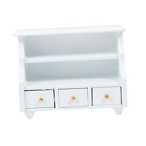 KOMBIUDA Maßstab Pocket Furniture Mini Schrank DIY Zubehör für Spielhaus Detailreiches Möbelmodell für Puppenhaus Dekoration und von KOMBIUDA