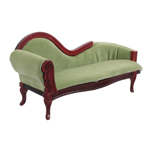 KOMBIUDA Maßstab Vintage Mini Sofa für Puppenhaus Elegante Chaise Lounge für Sammler und DIY Enthusiasten Inspiriert Kreative Szenen und Fördert Lernspiel KOMBIUDA Maßstab Vintage Mini Sofa für Puppenhaus Elegante Chaise Lounge für Sammler und DIY Enthusiasten Inspiriert Kreative Szenen und Fördert Lernspiel von KOMBIUDA
