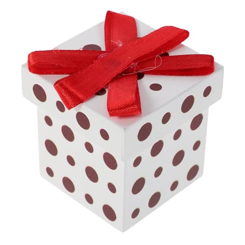 KOMBIUDA Maßstab Weihnachtsdeko für Puppenhaus Realistische Miniatur Geschenkboxen Kreative Spielzeuge für Ergänzung zu Feiertagsdekorationen von KOMBIUDA