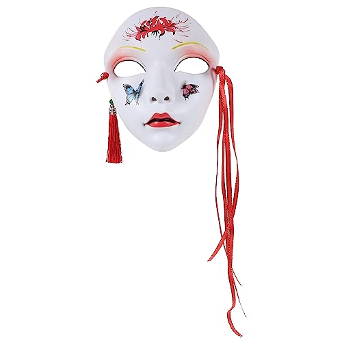 KOMBIUDA Material Chinesische Stil Maske Vollgesichts Kostümmasken Erwachsene Party Cosplay Maske Handbemalt Komfortabel und Langlebig für Maskenball und Karneval KOMBIUDA Material Chinesische Stil Maske Vollgesichts Kostümmasken Erwachsene Party Cosplay Maske Handbemalt Komfortabel und Langlebig für Maskenball und Karneval von KOMBIUDA