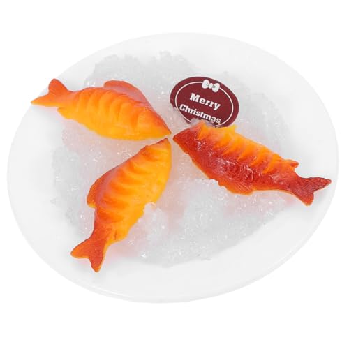 KOMBIUDA Meeresfrüchte Lebensmittelmodell Fotografie-Food-Requisite Party-Essen-Requisiten gefälschtes realistisches Essen Party-Fischdekoration Anzeige von gefälschten Fischen Plastik KOMBIUDA Meeresfrüchte Lebensmittelmodell Fotografie-Food-Requisite Party-Essen-Requisiten gefälschtes realistisches Essen Party-Fischdekoration Anzeige von gefälschten Fischen Plastik von KOMBIUDA