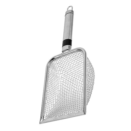 KOMBIUDA Mesh-Schaufel Strandspielzeug Schaufel Mesh-reinigungsschaufel Sandstreuschaufel Schaufeln Für Haustierstreu Strandsandschaufeln Kinderfilter-sandschaufel Rostfreier Stahl Silver KOMBIUDA Mesh-Schaufel Strandspielzeug Schaufel Mesh-reinigungsschaufel Sandstreuschaufel Schaufeln Für Haustierstreu Strandsandschaufeln Kinderfilter-sandschaufel Rostfreier Stahl Silver von KOMBIUDA