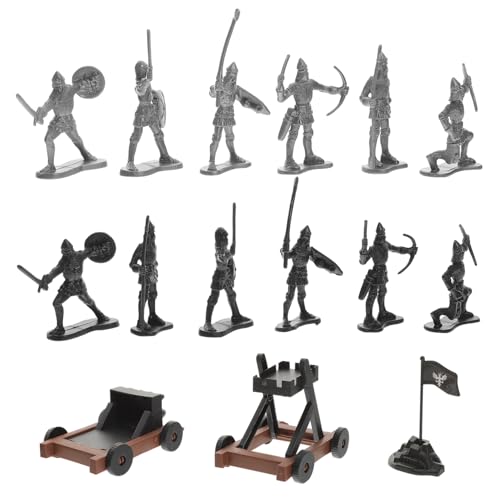 KOMBIUDA Militärsoldaten Modellset von Mittelalterlichen Soldaten mit Panzer Hochwertige Figuren für Dekoration Langlebig und Sicher aus Zuverlässigem Gefertigt KOMBIUDA Militärsoldaten Modellset von Mittelalterlichen Soldaten mit Panzer Hochwertige Figuren für Dekoration Langlebig und Sicher aus Zuverlässigem Gefertigt von KOMBIUDA