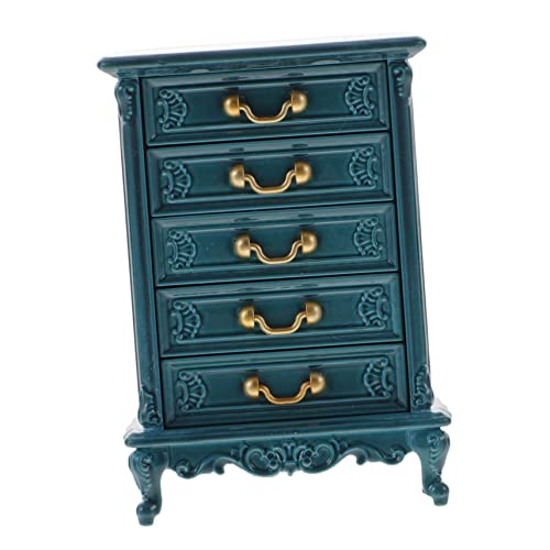 KOMBIUDA Mini-hausschrank Spielzeug Miniatur-plastikschrank Puppenschrank Zubehör Winziger Schrank Für Mini Möbel-Layout-Requisite von KOMBIUDA