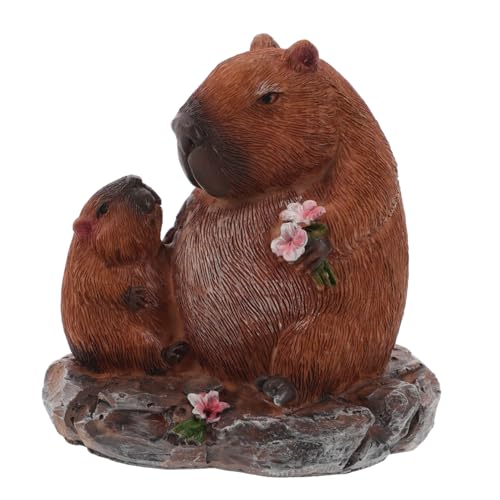KOMBIUDA Mini Capybara Figur Aus Kunstharz Miniatur Capybara Figur Miniatur Gartenzubehör Ornamente Für Bonsai Miniatur Landschaft Desktop KOMBIUDA Mini Capybara Figur Aus Kunstharz Miniatur Capybara Figur Miniatur Gartenzubehör Ornamente Für Bonsai Miniatur Landschaft Desktop von KOMBIUDA