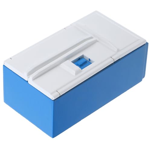 KOMBIUDA Mini Gefrierschrank Mini Kühlschrank Zum Basteln Holz Küchenminiaturen Kleiner Kühlschrank Für Weiß von KOMBIUDA