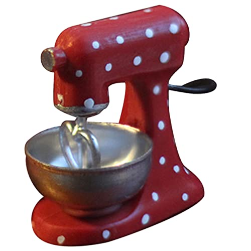 KOMBIUDA Mini Mixer Kleiner Mixer Miniatur Miniatur Küche Kleiner Küchenmixer Küchenmixer Modell Spielküche Kleines Küchengerät Küchenmodell Eisenblech von KOMBIUDA