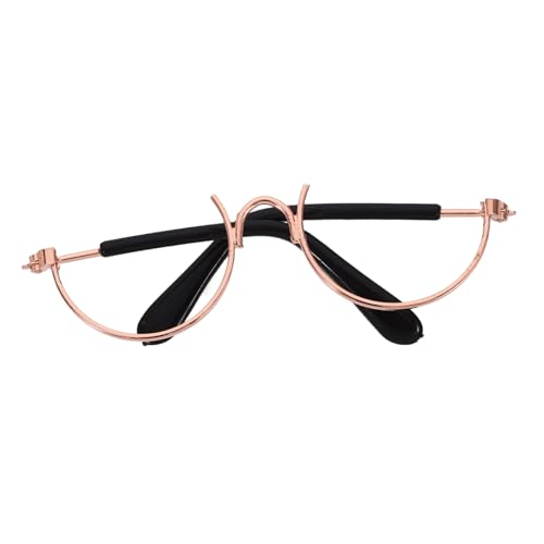 KOMBIUDA Mini Puppenbrille Metallrahmen Rahmen Transparent Langlebige Eyewear für Stoffpuppen Vielseitiges Puppen Zubehör für Kostüm und Basteln KOMBIUDA Mini Puppenbrille Metallrahmen Rahmen Transparent Langlebige Eyewear für Stoffpuppen Vielseitiges Puppen Zubehör für Kostüm und Basteln von KOMBIUDA