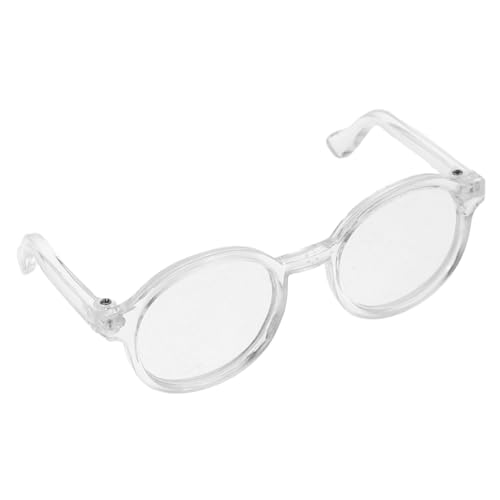 KOMBIUDA Mini Puppenbrille Transparent für Puppen Kunststoff Eyewear Accessoire zum Ankleiden Vielseitige Spielbrille für Puppenhaus und DIY Kostüm Zubehör KOMBIUDA Mini Puppenbrille Transparent für Puppen Kunststoff Eyewear Accessoire zum Ankleiden Vielseitige Spielbrille für Puppenhaus und DIY Kostüm Zubehör von KOMBIUDA