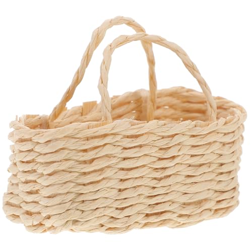 KOMBIUDA Mini-Rattankorb für kinderspielzeug Puppenhaus Mini Korb Dollhouse Rattan Korb Dekorativer Puppenhaus Korb Aufbewahrungskorb Gewebte Wohnkultur Miniaturhausdekor KOMBIUDA Mini-Rattankorb für kinderspielzeug Puppenhaus Mini Korb Dollhouse Rattan Korb Dekorativer Puppenhaus Korb Aufbewahrungskorb Gewebte Wohnkultur Miniaturhausdekor von KOMBIUDA