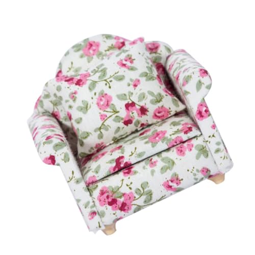 KOMBIUDA Mini-Sofa Miniaturen Winzig Puppenhaus Möbel Tür Kabine Häuser Klein Figuren Sofa-Modell Miniatur-Sofa-Ornament Sofa-schmuck Druckmuster Miniatursofa Hölzern KOMBIUDA Mini-Sofa Miniaturen Winzig Puppenhaus Möbel Tür Kabine Häuser Klein Figuren Sofa-Modell Miniatur-Sofa-Ornament Sofa-schmuck Druckmuster Miniatursofa Hölzern von KOMBIUDA
