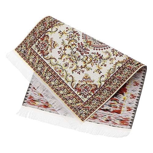 KOMBIUDA Mini-Teppich Puppenmöbel Miniatur Teppiche Für Puppenhäuser Fußbodenteppich Indoor-bodenmatte 1:12 Blumenteppich Puppenhauszubehör Truthahnteppich Für Puppenhaus Innentürmatte Tuch KOMBIUDA Mini-Teppich Puppenmöbel Miniatur Teppiche Für Puppenhäuser Fußbodenteppich Indoor-bodenmatte 1:12 Blumenteppich Puppenhauszubehör Truthahnteppich Für Puppenhaus Innentürmatte Tuch von KOMBIUDA