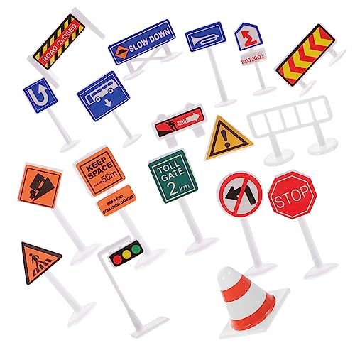 KOMBIUDA Mini Verkehrsschild Teiliges Lernspielzeug für Realistische Verkehrsschilder Verkehrssicherheit und des Kooperativen aus Robustem Gefertigt KOMBIUDA Mini Verkehrsschild Teiliges Lernspielzeug für Realistische Verkehrsschilder Verkehrssicherheit und des Kooperativen aus Robustem Gefertigt von KOMBIUDA