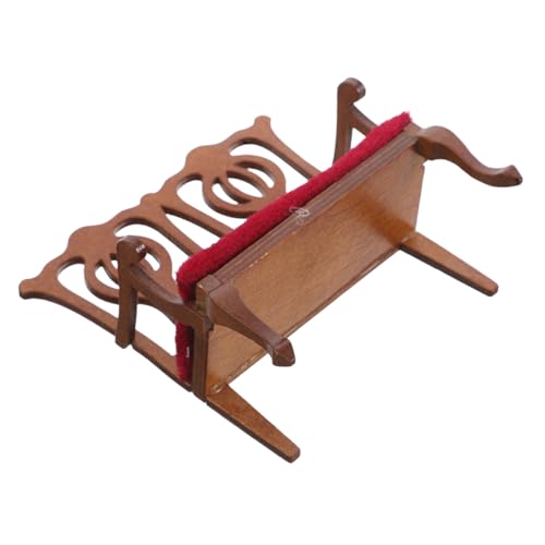 KOMBIUDA Miniaturstuhl 1:12 Für Puppenhaus Wohnzimmer Europäisches Vintage Puppenhaus Zubehör Kleine Möbel Holz Plüsch Handwerk KOMBIUDA Miniaturstuhl 1:12 Für Puppenhaus Wohnzimmer Europäisches Vintage Puppenhaus Zubehör Kleine Möbel Holz Plüsch Handwerk von KOMBIUDA