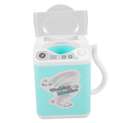 KOMBIUDA Spielzeugwaschmaschine Mini Haushaltsgerät Make-up Puff Pinselreiniger Kunststoff Elektrisch Automatisch Für Mädchen Damen von KOMBIUDA