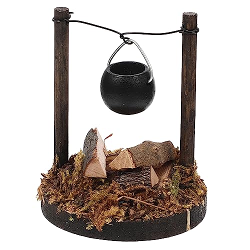 KOMBIUDA Mini-hausdekoration Kinderspielzeug Miniaturzubehör Für Den Garten Miniaturen Zum Basteln -Lagerfeuer Miniatur-hängeofen Puppenhauszubehör Selber Machen Klein Holz KOMBIUDA Mini-hausdekoration Kinderspielzeug Miniaturzubehör Für Den Garten Miniaturen Zum Basteln -Lagerfeuer Miniatur-hängeofen Puppenhauszubehör Selber Machen Klein Holz von KOMBIUDA
