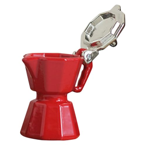 KOMBIUDA Mini-kaffeemaschinenmodell Für Mini-häuser Spielzeug-kaffeemaschine Miniatur-küchengerät Exquisites Design Lebendige Mikro-Szene-verzierung von KOMBIUDA
