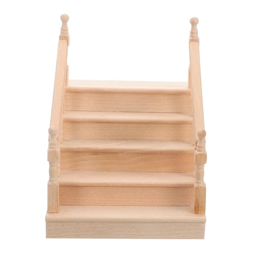KOMBIUDA Handgefertigte Mini-holztreppe Für Puppenhäuser Sicher Und Stabil Für Die Kreativität Und Das Spiel Von Jungen Und Mädchen von KOMBIUDA