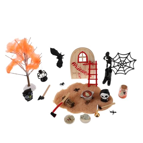 KOMBIUDA Miniatur Halloween Dekorationen aus Robustem Harz Detailreiche Spukfiguren für Puppenhaus Gartenbonsai und Halloween Party Kreative Miniatur-Ornamente für Gruselige Szenen KOMBIUDA Miniatur Halloween Dekorationen aus Robustem Harz Detailreiche Spukfiguren für Puppenhaus Gartenbonsai und Halloween Party Kreative Miniatur-Ornamente für Gruselige Szenen von KOMBIUDA