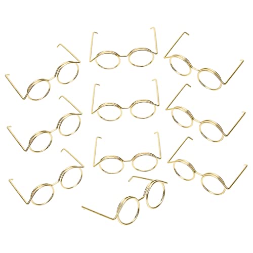 KOMBIUDA 10 Stück Mini-puppengläser Modelle Für Puppenhaus-zubehör Vintage-Stil Metallrahmen Puppendekorationen KOMBIUDA 10 Stück Mini-puppengläser Modelle Für Puppenhaus-zubehör Vintage-Stil Metallrahmen Puppendekorationen von KOMBIUDA