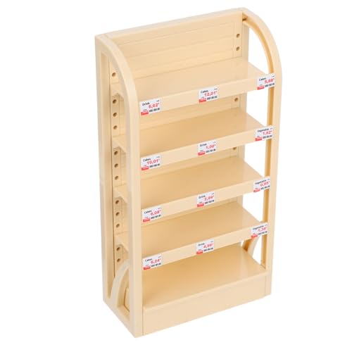 KOMBIUDA Miniatur Supermarkt Regale Mehrschichtiger Display Rack für Puppenhäuser Stabiler Aufbewahrungsschrank für Lebensmittel Fördert Kreatives und Familieninteraktionen KOMBIUDA Miniatur Supermarkt Regale Mehrschichtiger Display Rack für Puppenhäuser Stabiler Aufbewahrungsschrank für Lebensmittel Fördert Kreatives und Familieninteraktionen von KOMBIUDA