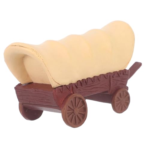 KOMBIUDA Miniatur Wagen Modell Kunststoff Mini Kutsche Dekoration Puppenhaus Zubehör Garten Ornament Detailgetreu Lebensecht für Sammler von KOMBIUDA
