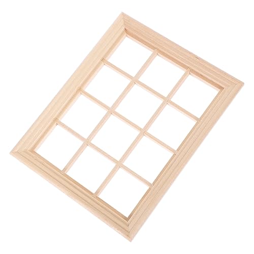 KOMBIUDA Mini-möbelmodelle Puppenhausfenster Miniaturmöbel Holzfenster Fenstermodell Puppenhausminiaturen Rollenspielfenster Mini-hausschmuck Mini-fenstermodell KOMBIUDA Mini-möbelmodelle Puppenhausfenster Miniaturmöbel Holzfenster Fenstermodell Puppenhausminiaturen Rollenspielfenster Mini-hausschmuck Mini-fenstermodell von KOMBIUDA