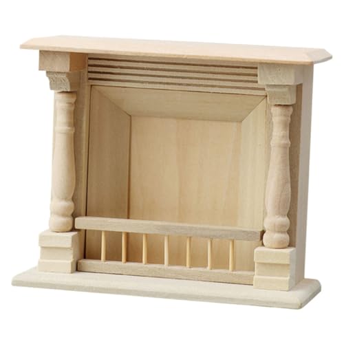 KOMBIUDA Miniaturkamin Ding Puppenhaus Zubehör Vintage Kleiner Kamin Simulation Mini-Kamin Mini Möbeldekoration Kind TUT so, als wäre es Mini -Kamin hölzern Khaki KOMBIUDA Miniaturkamin Ding Puppenhaus Zubehör Vintage Kleiner Kamin Simulation Mini-Kamin Mini Möbeldekoration Kind TUT so, als wäre es Mini -Kamin hölzern Khaki von KOMBIUDA
