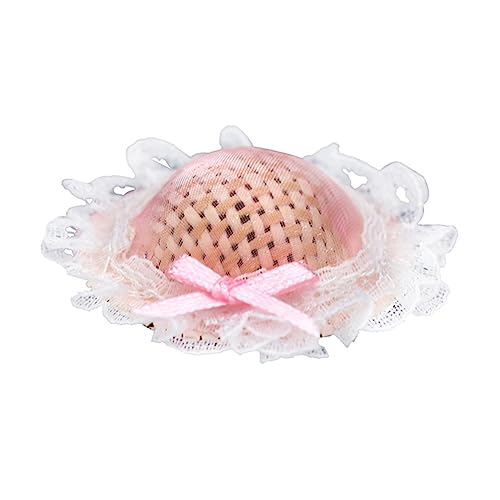 KOMBIUDA Miniatur - Miniatur-Hut- Puppen-strohhüte Mini Mädchen Ideal Für Bastelprojekte Heimdekoration Und Foto-Requisiten von KOMBIUDA