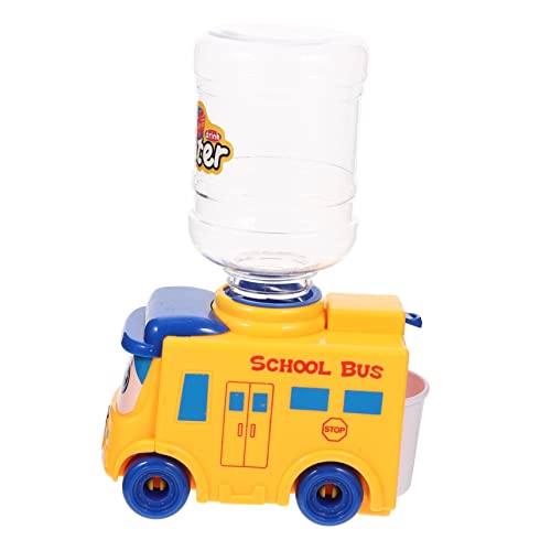 KOMBIUDA Mit Wasserspender Mini-Dinge, Die Wirklich Funktionieren Kleiner Wasserspender Für Winziger Wasserspender Schulbusspielzeug Für Kleinkinder 1-3 Yellow Plastik KOMBIUDA Mit Wasserspender Mini-Dinge, Die Wirklich Funktionieren Kleiner Wasserspender Für Winziger Wasserspender Schulbusspielzeug Für Kleinkinder 1-3 Yellow Plastik von KOMBIUDA