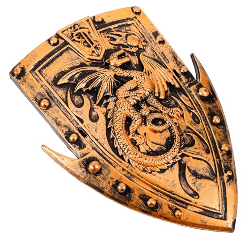 KOMBIUDA Mittelgroßer Langlebiger Cosplay Schild Prop mit Realistischer Dracheneckgestaltung Handlich und Handschonend Geeignet für Bühne Halloween und Kostümzubehör KOMBIUDA Mittelgroßer Langlebiger Cosplay Schild Prop mit Realistischer Dracheneckgestaltung Handlich und Handschonend Geeignet für Bühne Halloween und Kostümzubehör von KOMBIUDA