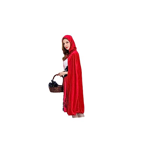 KOMBIUDA Mode Damen Halloween Rotkäppchen Kostüm Rotes Kleid Mit Kapuze S Für Halloween Feierlichkeiten Und Kostümpartys KOMBIUDA Mode Damen Halloween Rotkäppchen Kostüm Rotes Kleid Mit Kapuze S Für Halloween Feierlichkeiten Und Kostümpartys von KOMBIUDA