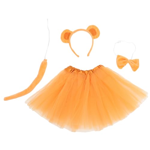 KOMBIUDA Monkey Kostüm Teilig mit Flexiblen Affenohren Stirnband Weichem Tüllrock Hellbraun und Passendem Bequemes Tierkostüm Zubehör für Karneval Halloween Mottoparty KOMBIUDA Monkey Kostüm Teilig mit Flexiblen Affenohren Stirnband Weichem Tüllrock Hellbraun und Passendem Bequemes Tierkostüm Zubehör für Karneval Halloween Mottoparty von KOMBIUDA