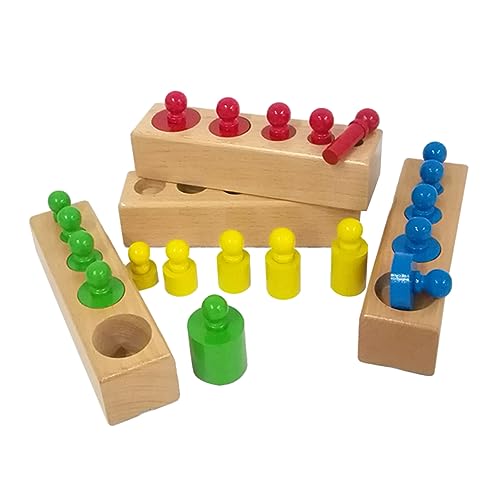 KOMBIUDA Montessori Farbige Steckspielzeug Für Pädagogisches Holzspielzeug Zur Von Feinmotorik Und Farbenlernen Ideal Für Kleinkinder Und Vorschulkinder KOMBIUDA Montessori Farbige Steckspielzeug Für Pädagogisches Holzspielzeug Zur Von Feinmotorik Und Farbenlernen Ideal Für Kleinkinder Und Vorschulkinder von KOMBIUDA