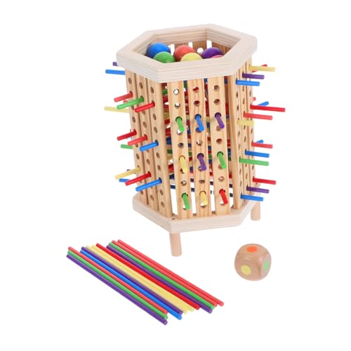 KOMBIUDA Montessori Holzspielzeug für Interaktives Brettspiel zur Farberkennung und Matheförderung Geeignet für Frühe Lernspiele Kompakt und Tragbar für Drinnen und Draußen KOMBIUDA Montessori Holzspielzeug für Interaktives Brettspiel zur Farberkennung und Matheförderung Geeignet für Frühe Lernspiele Kompakt und Tragbar für Drinnen und Draußen von KOMBIUDA