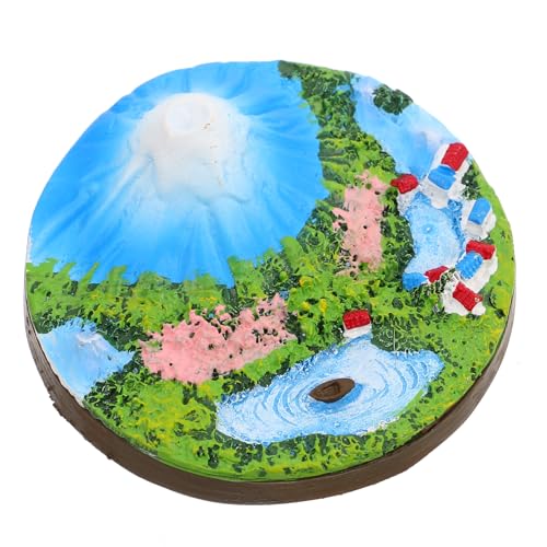 KOMBIUDA Mount Fuji Kleine Ornamente Universelle Steuerung Teleskopstange Gardinenstange Brushless-regler Vorhangstangenhardware Elektrische Steuerung Elektronische Steuerung Harz von KOMBIUDA