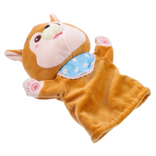 KOMBIUDA Mundöffnende Handpuppe Tierhandpuppe Tierische Plüsch-handpuppe Tierisches Handspielzeug Rollenspiel Handpuppe Puppen Lernspielzeug Handpuppe Aus Stoff Mit Tiermotiv Pp Baumwolle von KOMBIUDA
