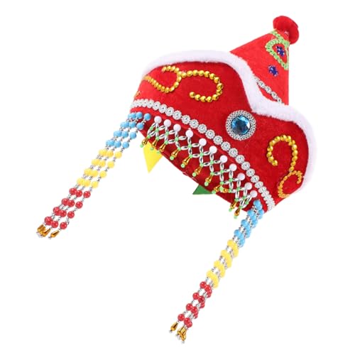 KOMBIUDA Neujahrs-cosplay-hut Kopfbedeckung Im Chinesischen Stil Weihnachtsfeiergeschenk Orientalischer Cosplay-hut Haarreifen Aus Der Chinesisches Stoff Kind Chinesischer Stil Requisiten von KOMBIUDA