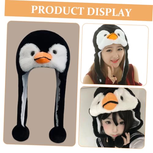 KOMBIUDA Niedlicher Pinguin Ohrenschutz Hut Kostüm Mütze Stretchbar Elastisch für Auftritte Foto Requisiten Party Tier Mütze Universalgröße Erwachsene KOMBIUDA Niedlicher Pinguin Ohrenschutz Hut Kostüm Mütze Stretchbar Elastisch für Auftritte Foto Requisiten Party Tier Mütze Universalgröße Erwachsene von KOMBIUDA