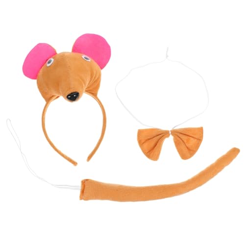 KOMBIUDA Niedliches Mäuse Teiliges Stirnband Set mit Ohren Schleife und Cartoon Haaraccessoires für Bequemes Stoffmaterial für Kostüm Party Karneval und Besondere Anlässe KOMBIUDA Niedliches Mäuse Teiliges Stirnband Set mit Ohren Schleife und Cartoon Haaraccessoires für Bequemes Stoffmaterial für Kostüm Party Karneval und Besondere Anlässe von KOMBIUDA